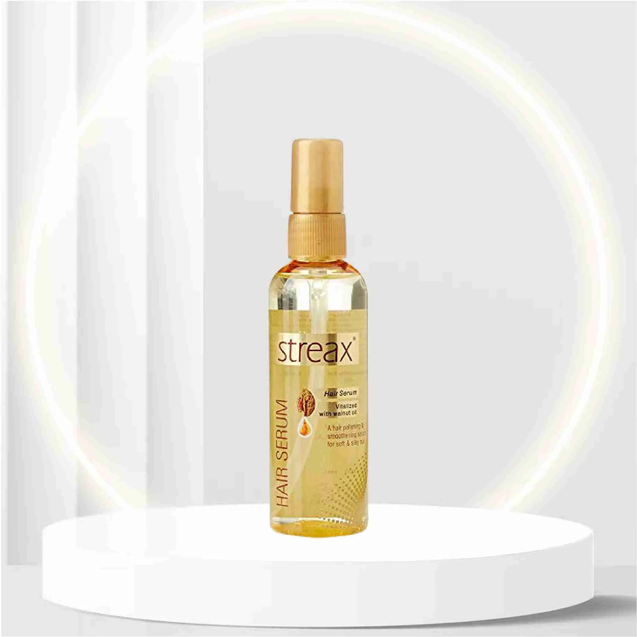 You are currently viewing Streax Hair Serum 200ml – Best Hair Serum for Dry, Frizzy, Curly & Wavy Hair | Silk & Shine with Walnut Oil